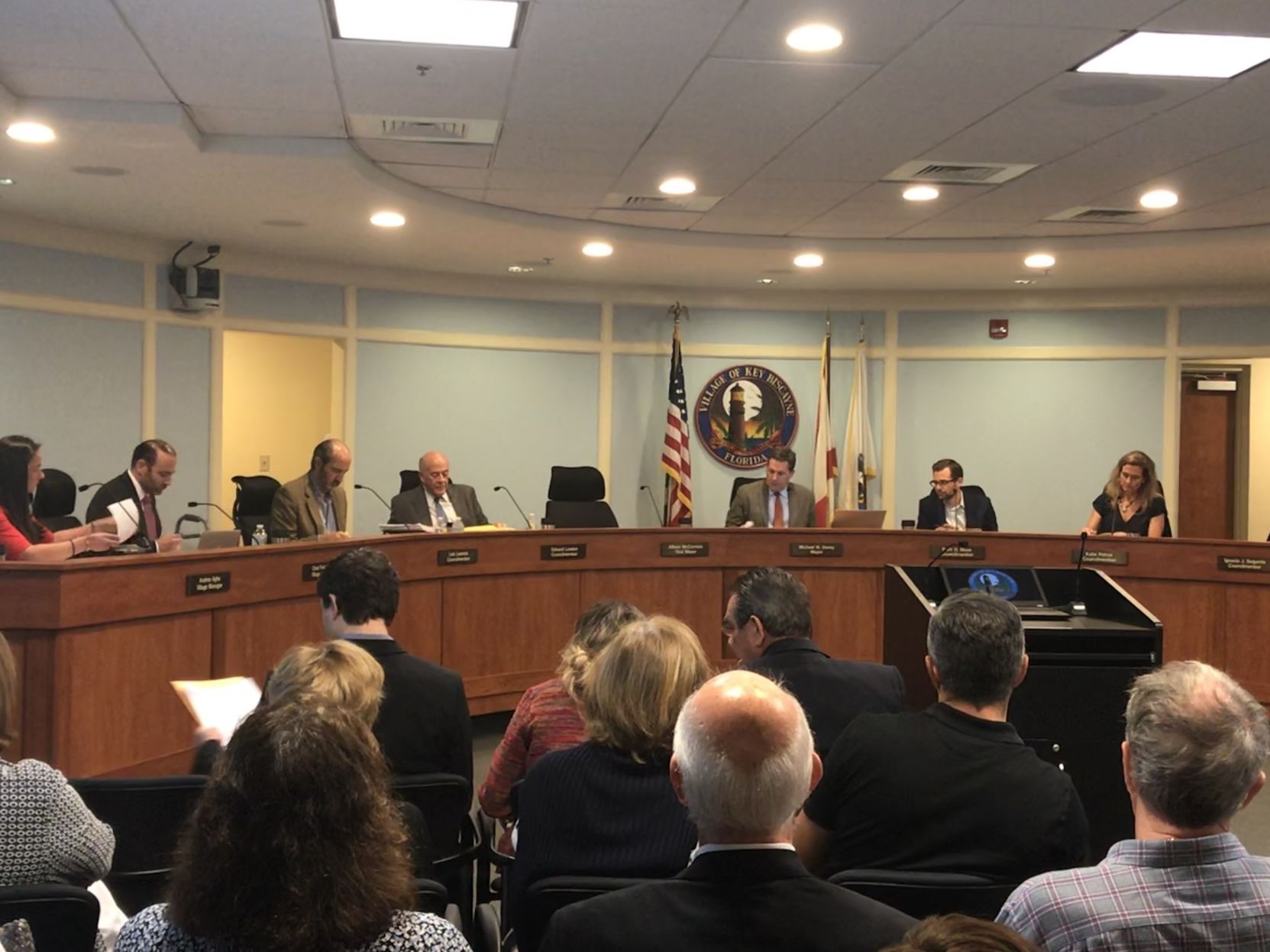 October 15 Village of Key Biscayne Council meeting